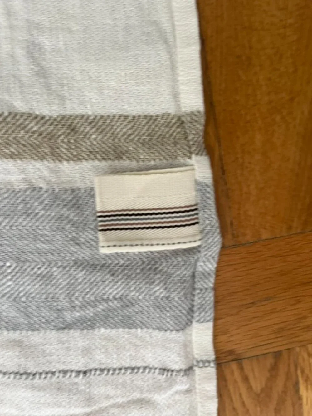 Libeco The Belgian Linen Towel Oyste Stripe 25